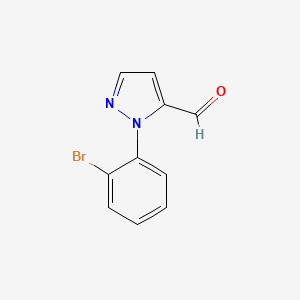 1-(2-bromophenyl)-1H-pyrazole-5-carbaldehyde