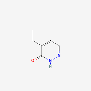 molecular formula C6H8N2O B567845 4-Ethylpyridazin-3(2H)-one CAS No. 1292369-21-1
