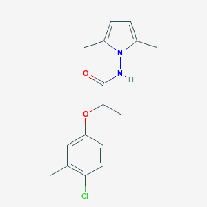 2-(4-Chloro-3-methylphenoxy)-N-(2,5-dimethyl-1H-pyrrol-1-yl)propanamide