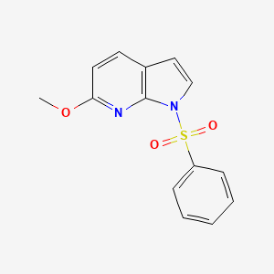 1-(Phenylsulfonyl)-6-methoxy-7-azaindole
