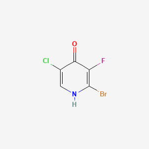 2-Bromo-5-chloro-3-fluoro-4-hydroxypyridine