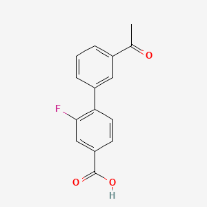 4-(3-Acetylphenyl)-3-fluorobenzoic acid