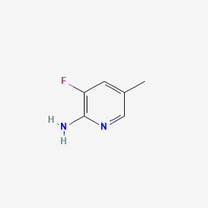 molecular formula C6H7FN2 B567863 3-Fluoro-5-methylpyridin-2-amine CAS No. 1211590-31-6