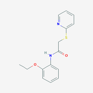 molecular formula C15H16N2O2S B5678777 N-(2-ethoxyphenyl)-2-(pyridin-2-ylsulfanyl)acetamide 