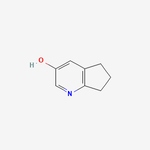 molecular formula C8H9NO B567880 6,7-dihydro-5H-cyclopenta[b]pyridin-3-ol CAS No. 1211578-28-7