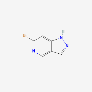 molecular formula C6H4BrN3 B567892 6-Bromo-1H-pyrazolo[4,3-c]pyridine CAS No. 1206973-12-7