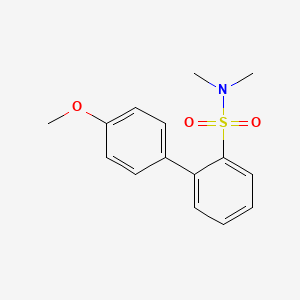 molecular formula C15H17NO3S B567894 2-(4-Methoxyphenyl)-N,N-dimethylbenzenesulfonamide CAS No. 1365271-94-8
