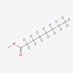 molecular formula C9H18O2 B567904 Methyl Octanoate-d15 