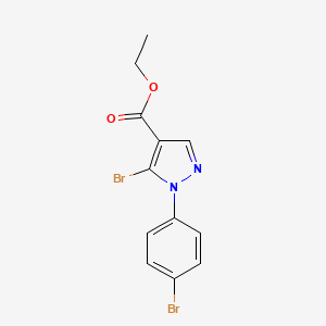 Ethyl 5-bromo-1-(4-bromophenyl)-1H-pyrazole-4-carboxylate