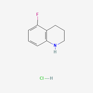 molecular formula C9H11ClFN B567913 5-Fluoro-1,2,3,4-tetrahydroquinoline hydrochloride CAS No. 1207176-29-1
