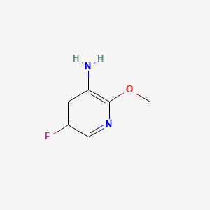 molecular formula C6H7FN2O B567914 5-Fluoro-2-methoxypyridin-3-amine CAS No. 1211541-93-3