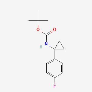 Tert-butyl 1-(4-fluorophenyl)cyclopropylcarbamate