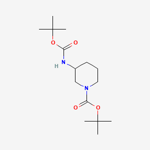 Tert-butyl 3-((tert-butoxycarbonyl)amino)piperidine-1-carboxylate
