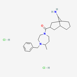 molecular formula C23H37Cl2N3O B567941 Amberlite IRC50 CAS No. 9002-29-3