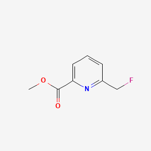 molecular formula C8H8FNO2 B567948 Methyl 6-(fluoromethyl)picolinate CAS No. 1209248-98-5