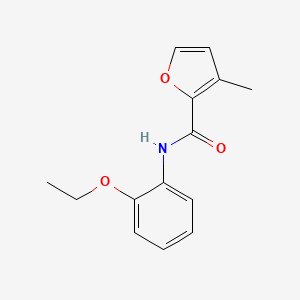 molecular formula C14H15NO3 B5679512 N-(2-ethoxyphenyl)-3-methylfuran-2-carboxamide 