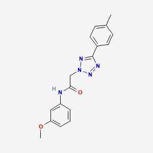 molecular formula C17H17N5O2 B5679878 N-(3-methoxyphenyl)-2-[5-(4-methylphenyl)-2H-tetrazol-2-yl]acetamide 