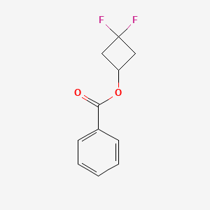 molecular formula C11H10F2O2 B567988 3,3-二氟环丁基苯甲酸酯 CAS No. 1215071-19-4