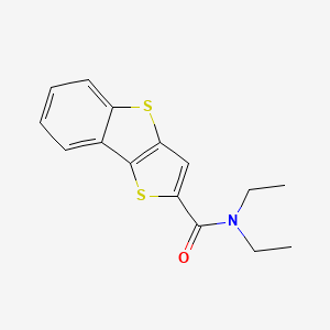 molecular formula C15H15NOS2 B5680130 N,N-diethylthieno[3,2-b][1]benzothiole-2-carboxamide 