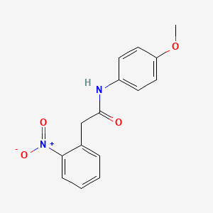 molecular formula C15H14N2O4 B5680256 N-(4-methoxyphenyl)-2-(2-nitrophenyl)acetamide 