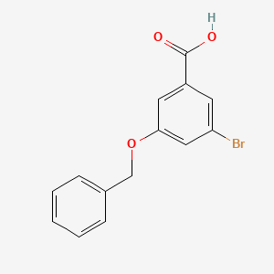 B568027 3-(Benzyloxy)-5-bromobenzoic acid CAS No. 1242336-70-4