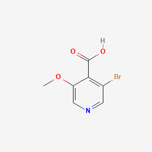 molecular formula C7H6BrNO3 B568032 3-Bromo-5-methoxy-4-pyridinecarboxylic acid CAS No. 1211541-29-5