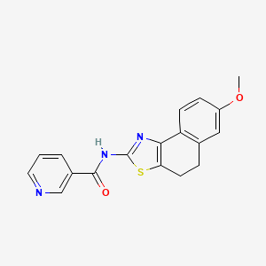 molecular formula C18H15N3O2S B5680326 N-(7-methoxy-4,5-dihydrobenzo[e][1,3]benzothiazol-2-yl)pyridine-3-carboxamide 