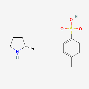molecular formula C12H19NO3S B568043 (S)-2-Methylpyrrolidine 4-methylbenzenesulfonate CAS No. 1212353-38-2