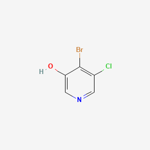 molecular formula C5H3BrClNO B568057 4-溴-5-氯吡啶-3-醇 CAS No. 1211517-85-9