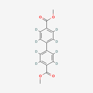 molecular formula C16H14O4 B568062 Dimethyl 4,4'-biphenyl-d8-dicarboxylate 