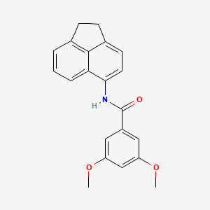 molecular formula C21H19NO3 B5680636 N-(1,2-dihydroacenaphthylen-5-yl)-3,5-dimethoxybenzamide 