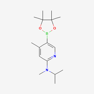 n-Isopropyl-n,4-dimethyl-5-(4,4,5,5-tetramethyl-1,3,2-dioxaborolan-2-yl)pyridin-2-amine