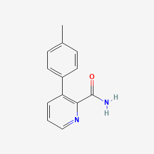 molecular formula C13H12N2O B568074 3-(4-Methylphenyl)pyridine-2-carboxamide CAS No. 1355248-09-7