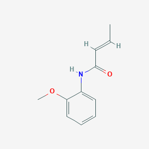 molecular formula C11H13NO2 B5680903 (E)-N-(2-methoxyphenyl)but-2-enamide CAS No. 1350518-42-1