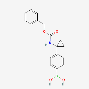 (4-(1-(((Benzyloxy)carbonyl)amino)cyclopropyl)phenyl)boronic acid
