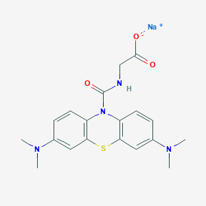 molecular formula C19H22N4NaO3S B568101 DA-67 CAS No. 115871-18-6