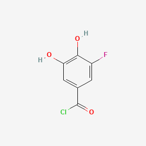 3-Fluoro-4,5-dihydroxybenzoyl chloride