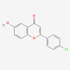 molecular formula C15H9ClO3 B5681122 2-(4-chlorophenyl)-6-hydroxy-4H-chromen-4-one CAS No. 140439-36-7