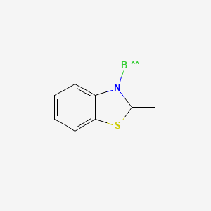 molecular formula C8H8BNS B568114 CID 45116804 CAS No. 112565-82-9