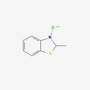 molecular formula C8H8BNS B568114 3-Boryl-2-methyl-2,3-dihydro-1,3-benzothiazole CAS No. 112565-82-9