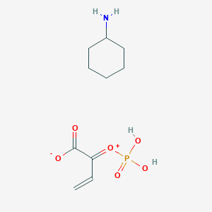 molecular formula C4H3O6P-2 B568148 1-Carboxyallenyl phosphate CAS No. 112683-56-4