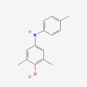 molecular formula C15H17NO B5681553 2,6-Dimethyl-4-p-tolylamino-phenol 