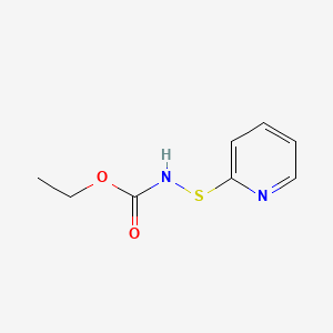 B568157 Ethyl (2-pyridinylsulfanyl)carbamate CAS No. 113780-56-6
