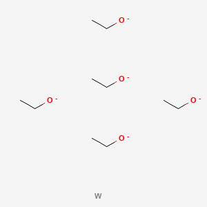 molecular formula C10H30O5W B568185 Tungsten(v)ethoxide CAS No. 26143-11-3