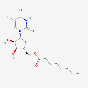 molecular formula C17H25FN2O7 B056822 5'-Octanoyl fdurd CAS No. 118694-10-3