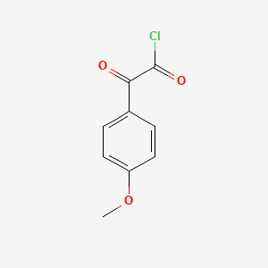 molecular formula C9H7ClO3 B568236 (4-Methoxyphenyl)(oxo)acetyl chloride CAS No. 117177-66-9