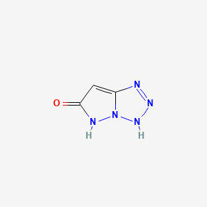 molecular formula C3H3N5O B568246 3H-Pyrazolo[1,5-d]tetrazol-6(5H)-one CAS No. 120379-91-1