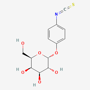 molecular formula C13H15NO6S B568256 alpha-D-Galactopyranosylphenyl isothiocyanate CAS No. 120967-92-2