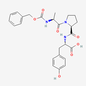 molecular formula C25H29N3O7 B568272 Z-Ala-Pro-Tyr-OH CAS No. 112898-29-0
