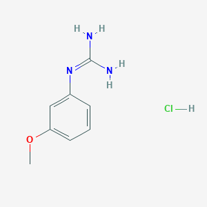 molecular formula C8H12ClN3O B056828 N-(3-Methoxy-phenyl)-guanidine hydrochloride CAS No. 112677-52-8